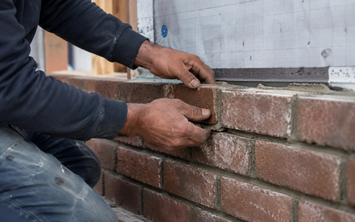 Brick veneer installation contractor